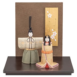 人形キット 正絹　香嘉立雛