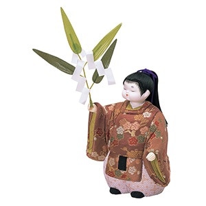 人形キット 笹献上