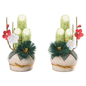 人形キット ミニ門松（2本セット）