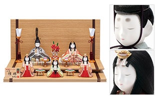 煌珠 正絹 5人飾り