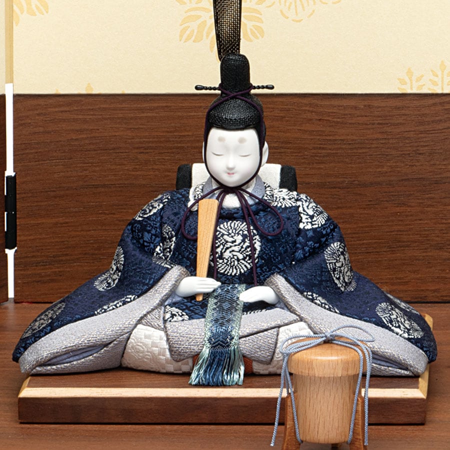 真多呂人形 | 雛人形,親王飾り 藤花 正絹 | 雛人形(ひな人形