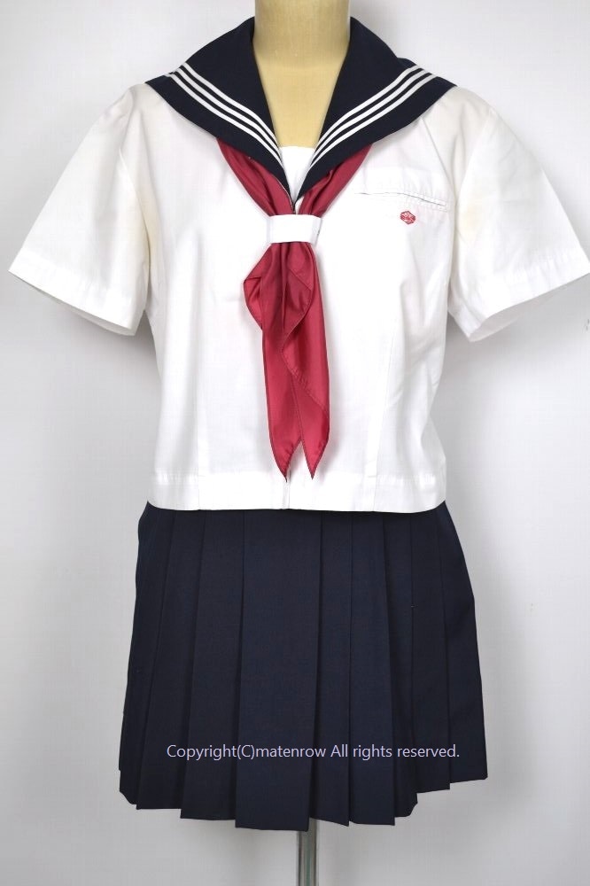 埼玉県立 川越西高等学校 セーラー夏服 前開き | セーラー服 夏中間服