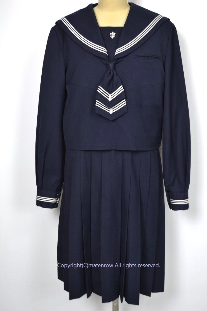 北海道 函館白百合学園中学校・高等学校 セーラー冬服 | セーラー服 冬