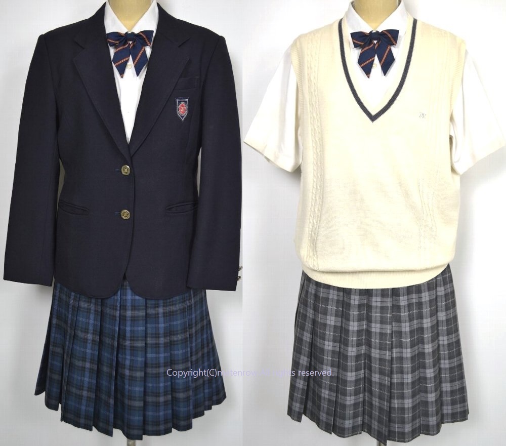 大size 埼玉県立 三郷北高等学校 ブレザー冬服 夏服 リボン