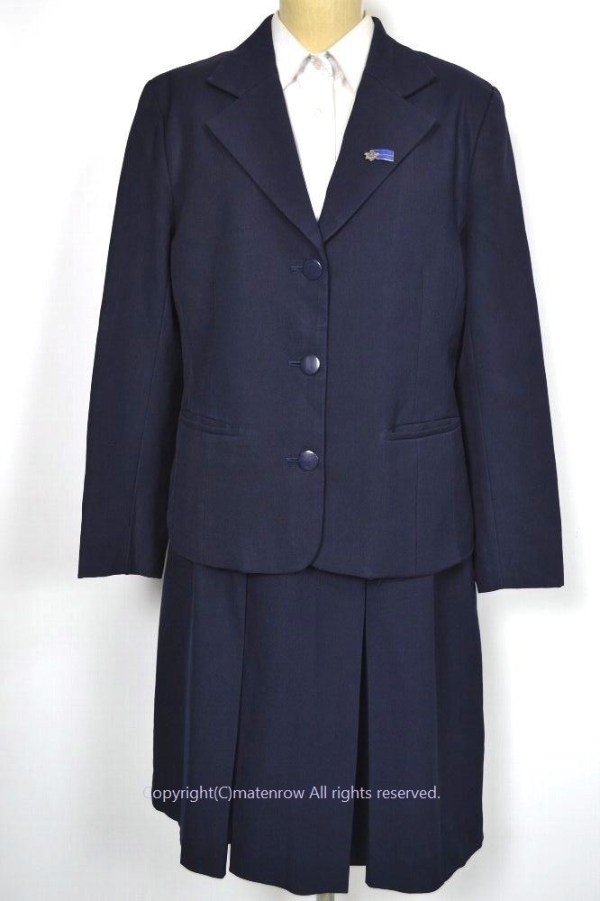 大size 埼玉県立 坂戸西高等学校 ブレザー冬服 校章♪ | ブレザー 冬服