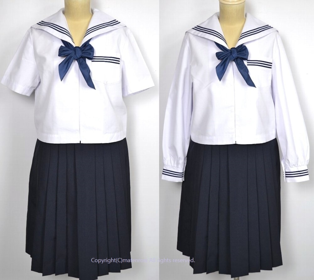 MY3802 静岡県 セーラー中間夏服 前開き♪ | セーラー服 夏中間服