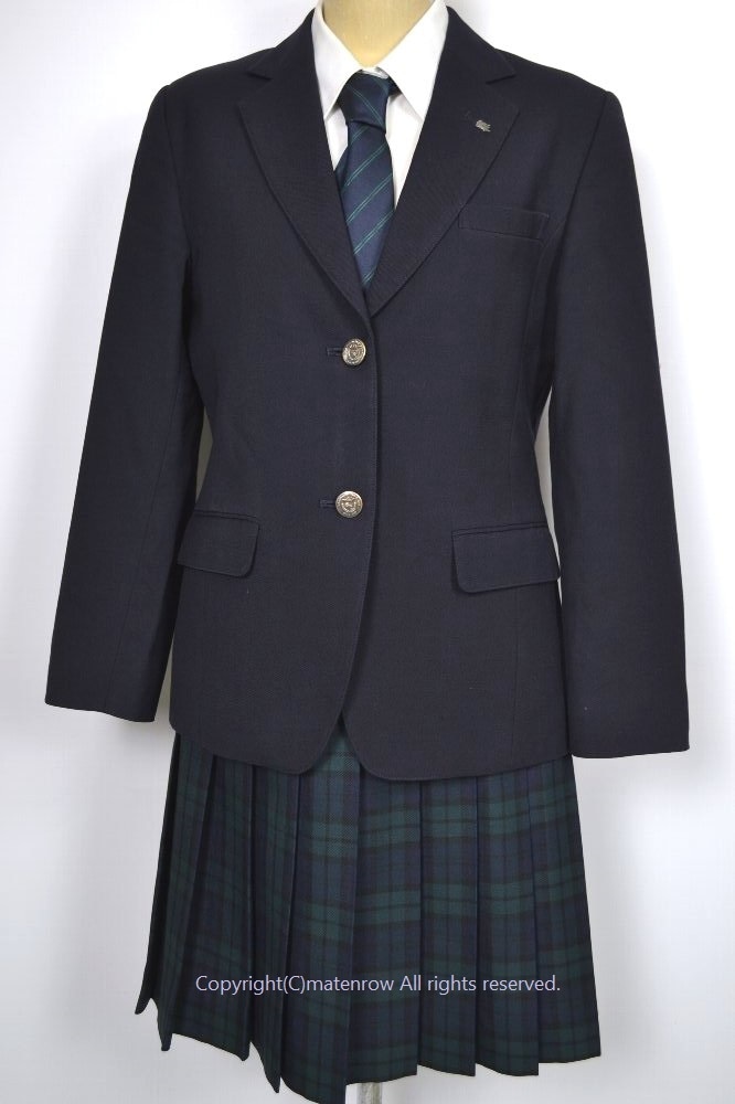 【校章付】草加東高校 男子制服 5点（ブレザー・冬夏スラックス・セーター・タイ） 埼玉県立 草加東高等学校 校章付きブレザー冬服 ネクタイ | ブレザー