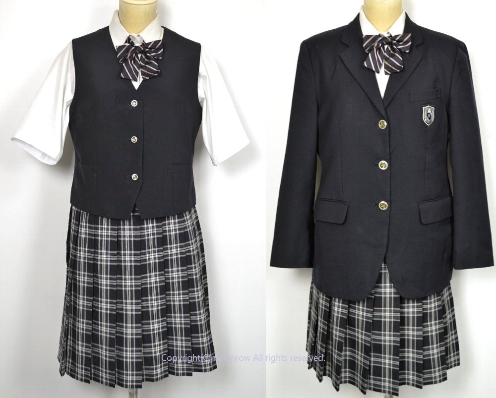 滑川総合高校ブレザー 埼玉県 滑川総合高等学校 ブレザー冬服夏服 リボン | ブレザー 夏中間