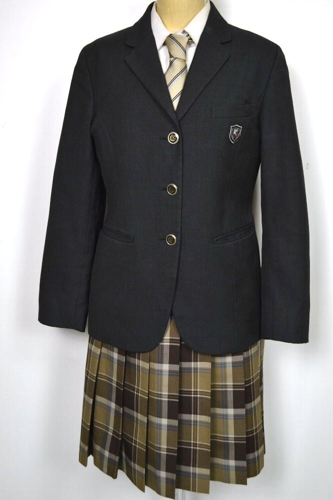 東京都 京華女子高等学校 ブレザー冬服 ネクタイ