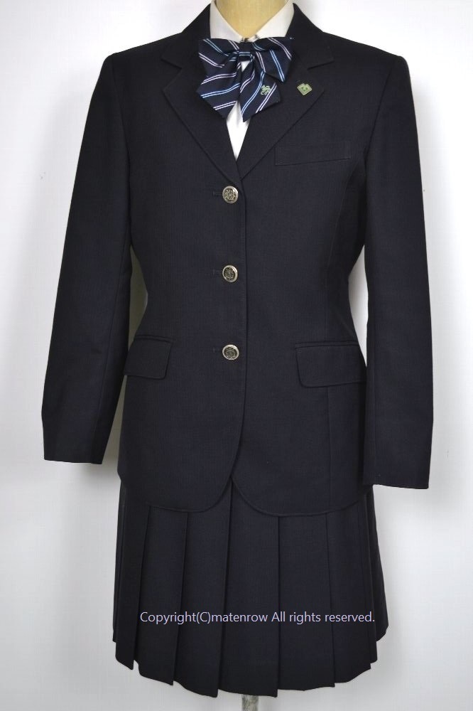 静岡県立 伊豆総合高等学校 ブレザー冬服 校章 リボン | ブレザー 冬服 