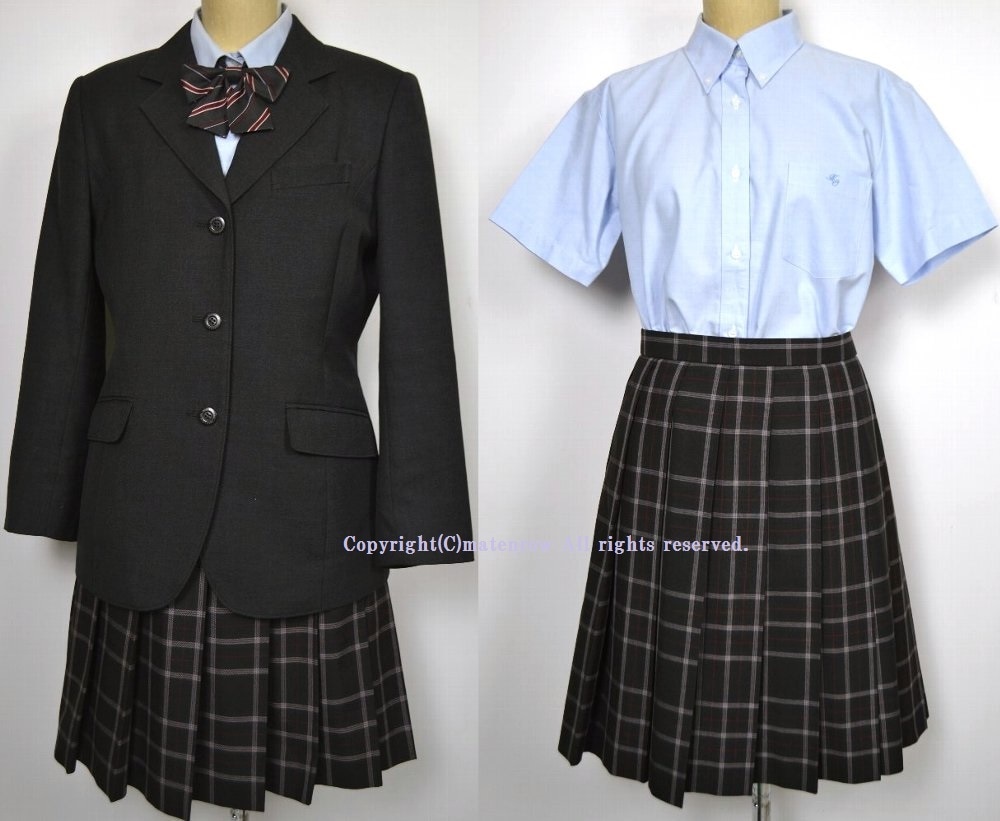 大size w76 千葉県立 流山おおたかの森高等学校 ブレザー冬服 夏服