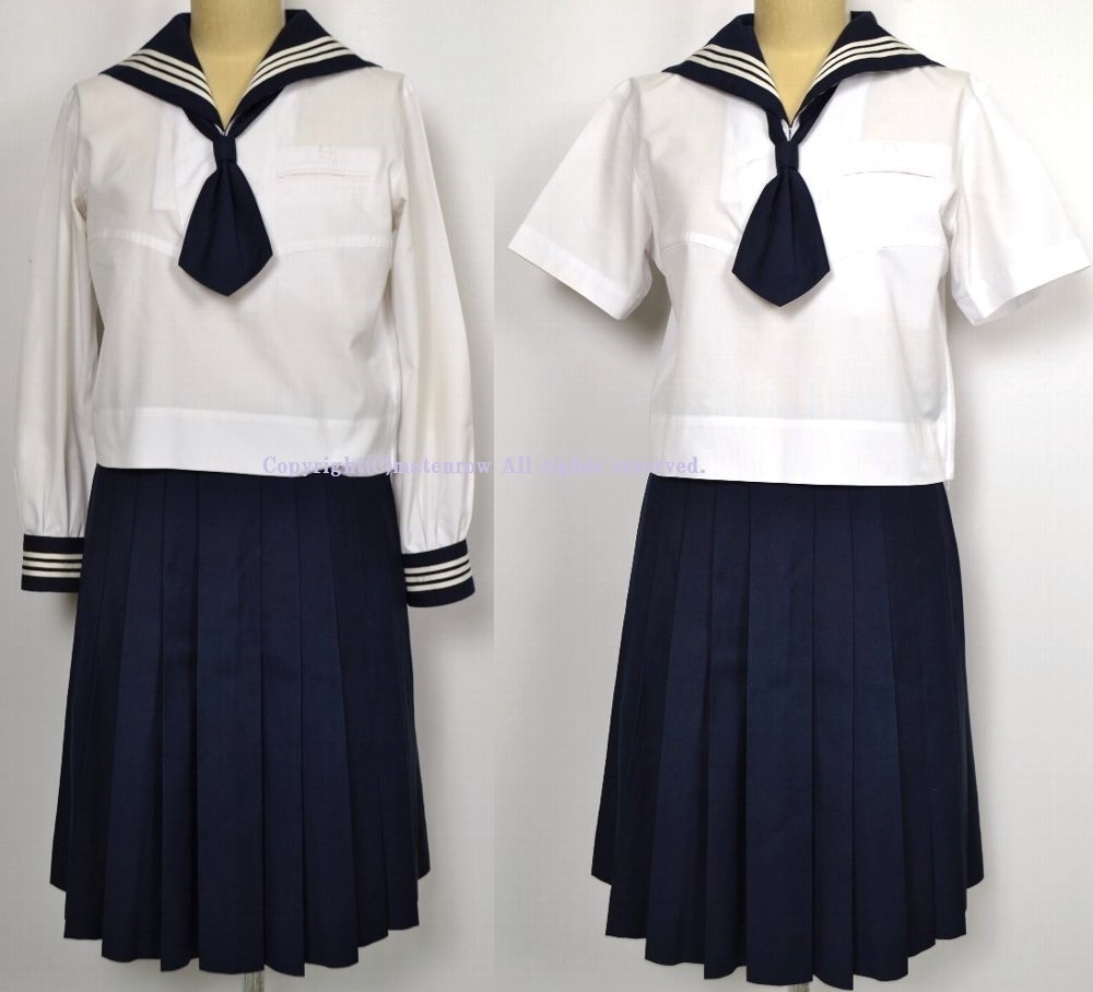 東京都 十文字中学校・高等学校 セーラー中間夏服 タイ | セーラー服