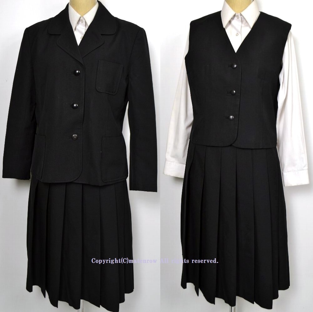 前橋商業 体育着 群馬県立 前橋商業高等学校 黒 ブレザー冬服-