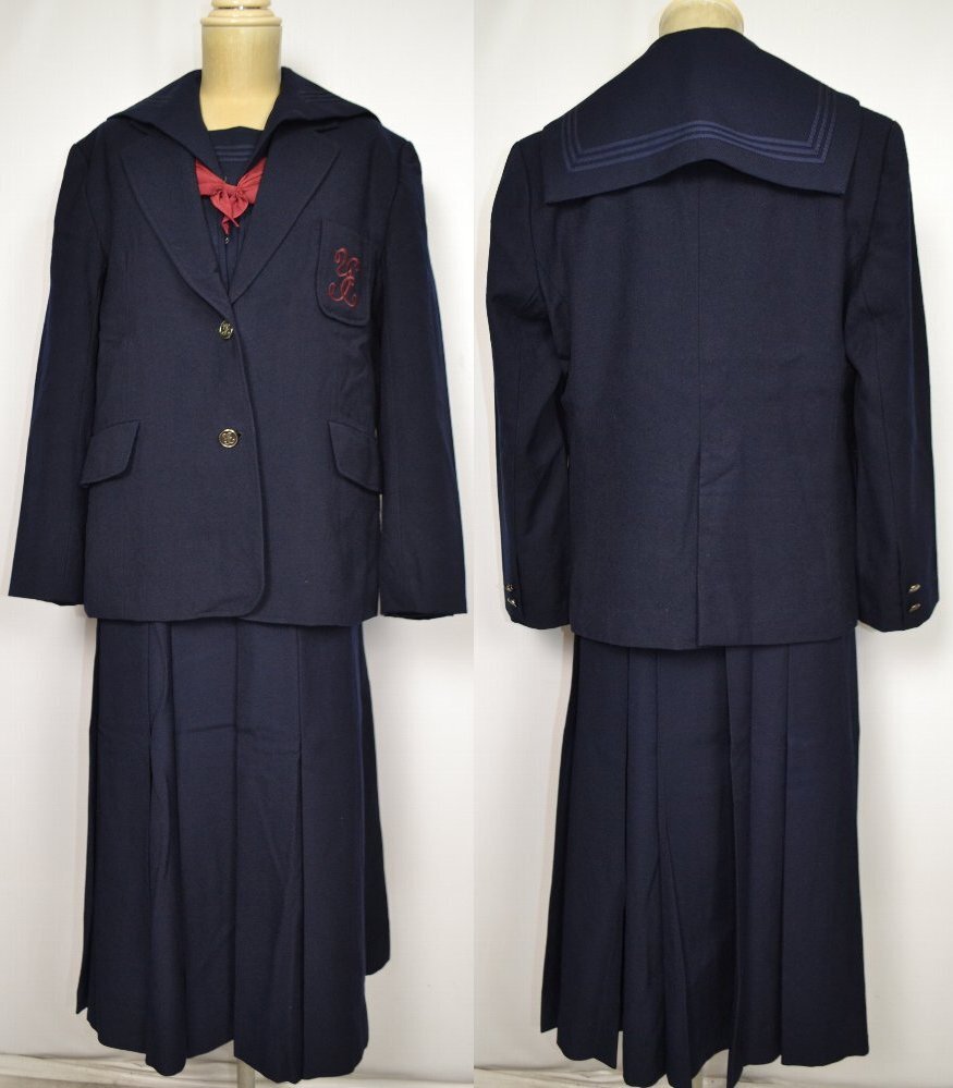 ハローキティ　山梨英和　冬服　セーラー服　新品 山梨県 山梨英和高等学校 ブレザーとセーラー冬服 | セーラー服 冬服