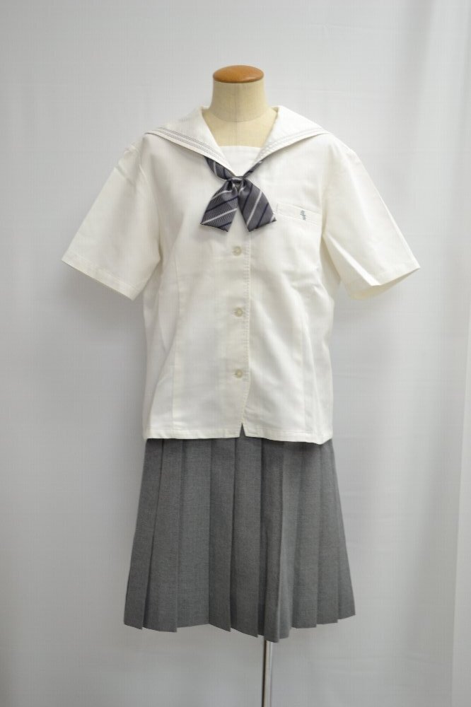 大size 東京都立 武蔵丘高等学校 セーラー夏服 リボン＊R0016 