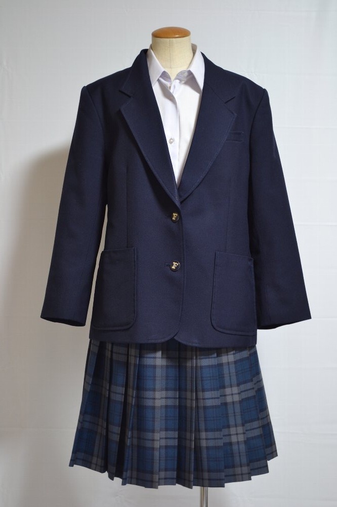 埼玉県 入間市立藤沢中学校 ブレザー冬服＊T0622 ブレザー 冬服 制服ショップ 摩天楼