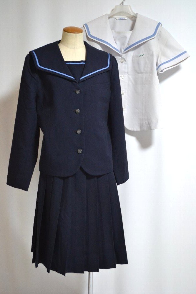 静岡県立 沼津西高等学校 セーラー冬夏中間服＊T1964 | セーラー服 冬