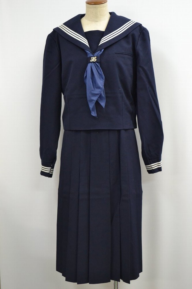 3ラインセーラー冬服ジャンパースカート♪P1481 | セーラー服 冬服