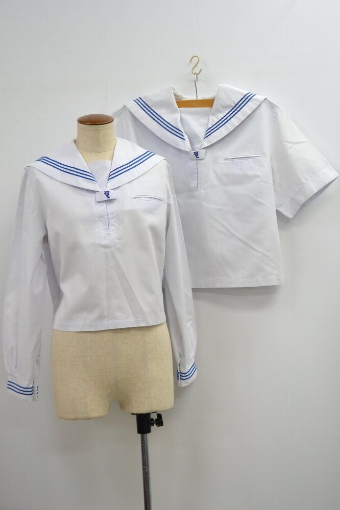 埼玉県 青ラインセーラー夏中間服♪4P1401 | 特価品 | 制服ショップ 摩天楼