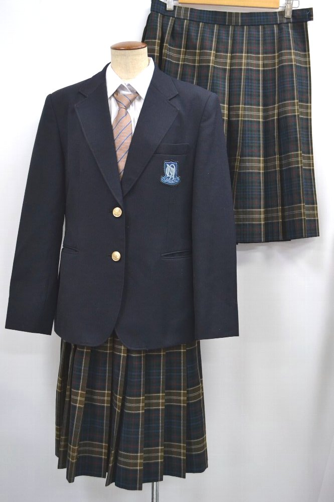 大size W73 千葉県立 松戸高等学校 ブレザー冬服 夏スカート ネクタイ