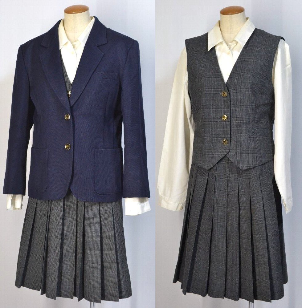 制服利権をぶっ潰せ！宮城農業高校制服上下セット 中古】宮城県 農業高等学校 女子制服 2点 (シャツ・スカート) sf102363