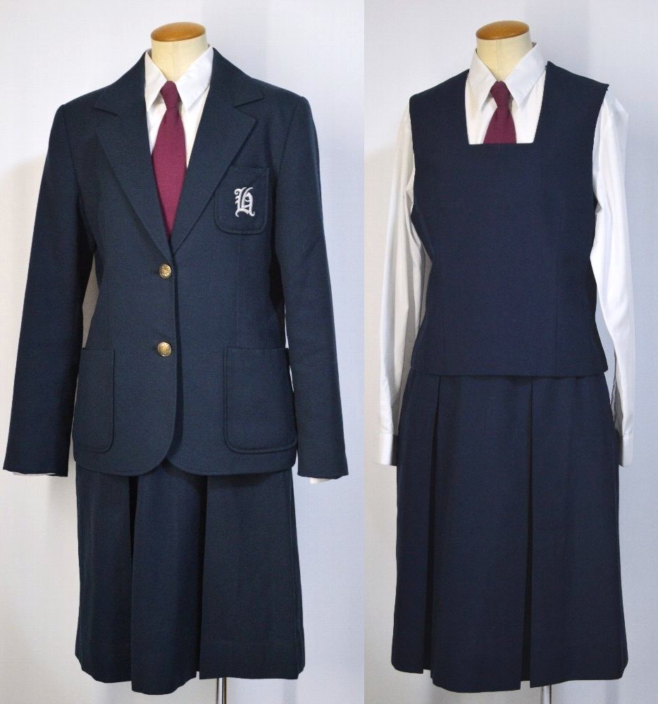 神奈川県 川崎市立東橘中学校 ブレザー冬夏服 ネクタイ＊T3260