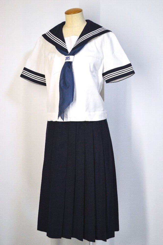 3ラインセーラー夏服 前開き＊T3272 | セーラー服 夏中間服 | 制服