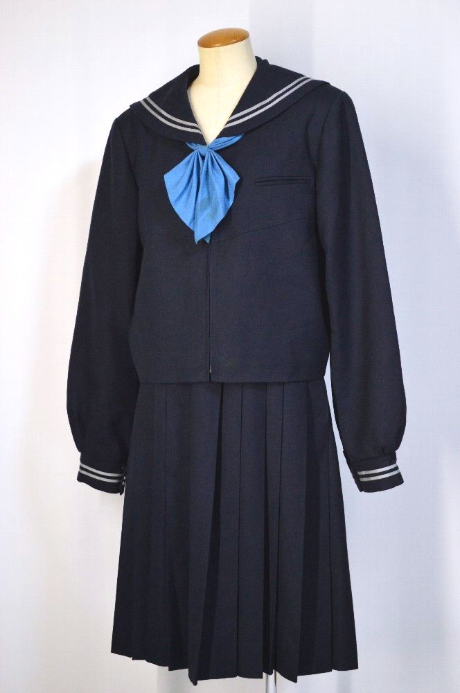 大size 東京都 武蔵野東中学校 セーラー冬服 リボン 前開き NIKKE