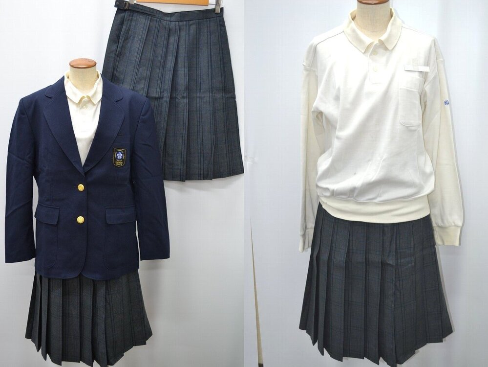 大阪府 東大阪市立 長栄中学校 ブレザー冬服 夏スカート ＊♪5455