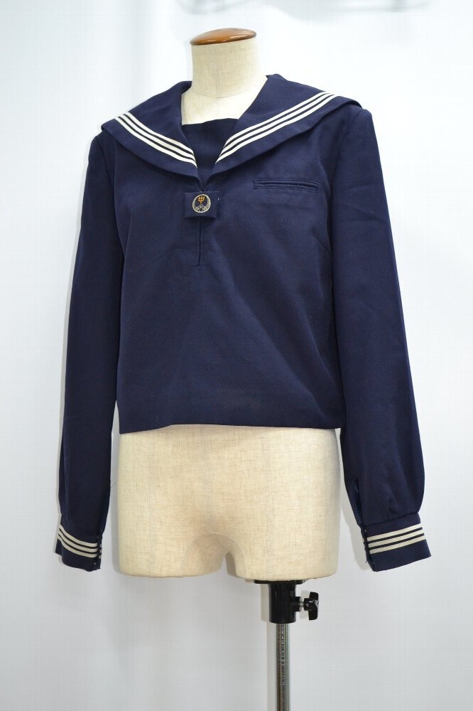 埼玉県 鶴ヶ島市立鶴ヶ島中学校 セーラー冬服上 ＊NA0218 | セーラー服