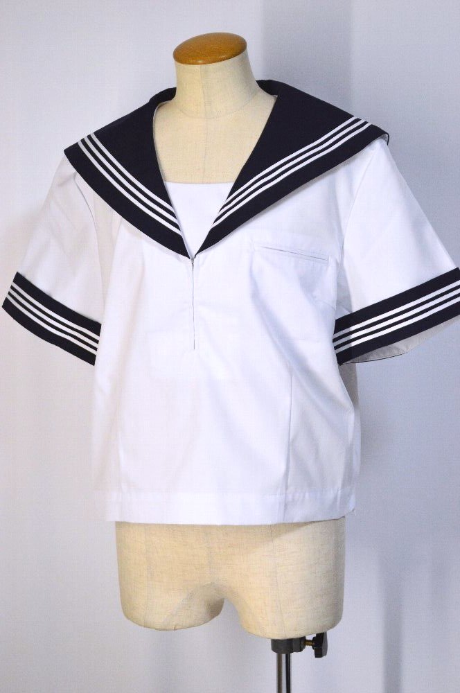 良品 大size 180A 埼玉県立 松山女子高等学校 セーラー夏服上 NIKKE