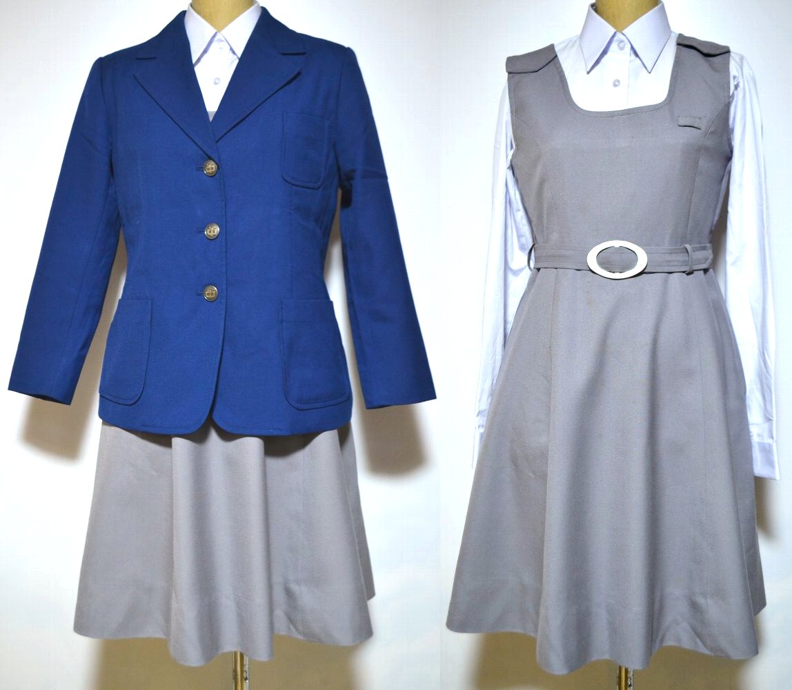 広島県 広島市立矢野中学校 ブレザー冬服 夏服 ノンプリーツ＊SH0528