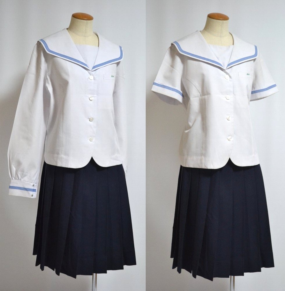 静岡県立 沼津西高等学校 セーラー冬夏中間服＊T1964 | セーラー服 冬