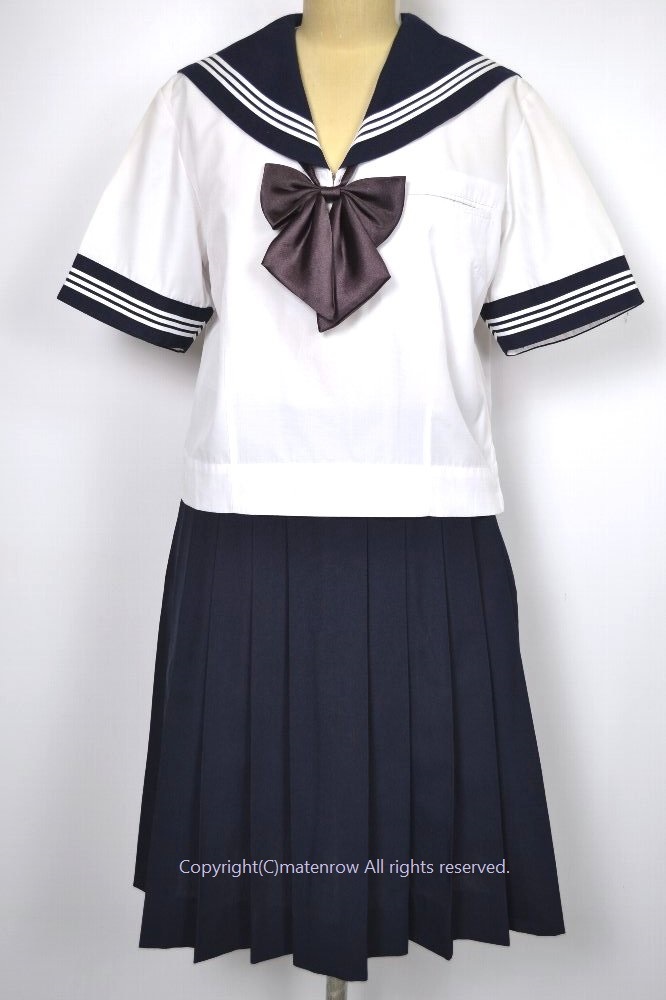 埼玉県 川越市立 川越高等学校 セーラー夏服 セーラー服 夏中間服 制服ショップ 摩天楼