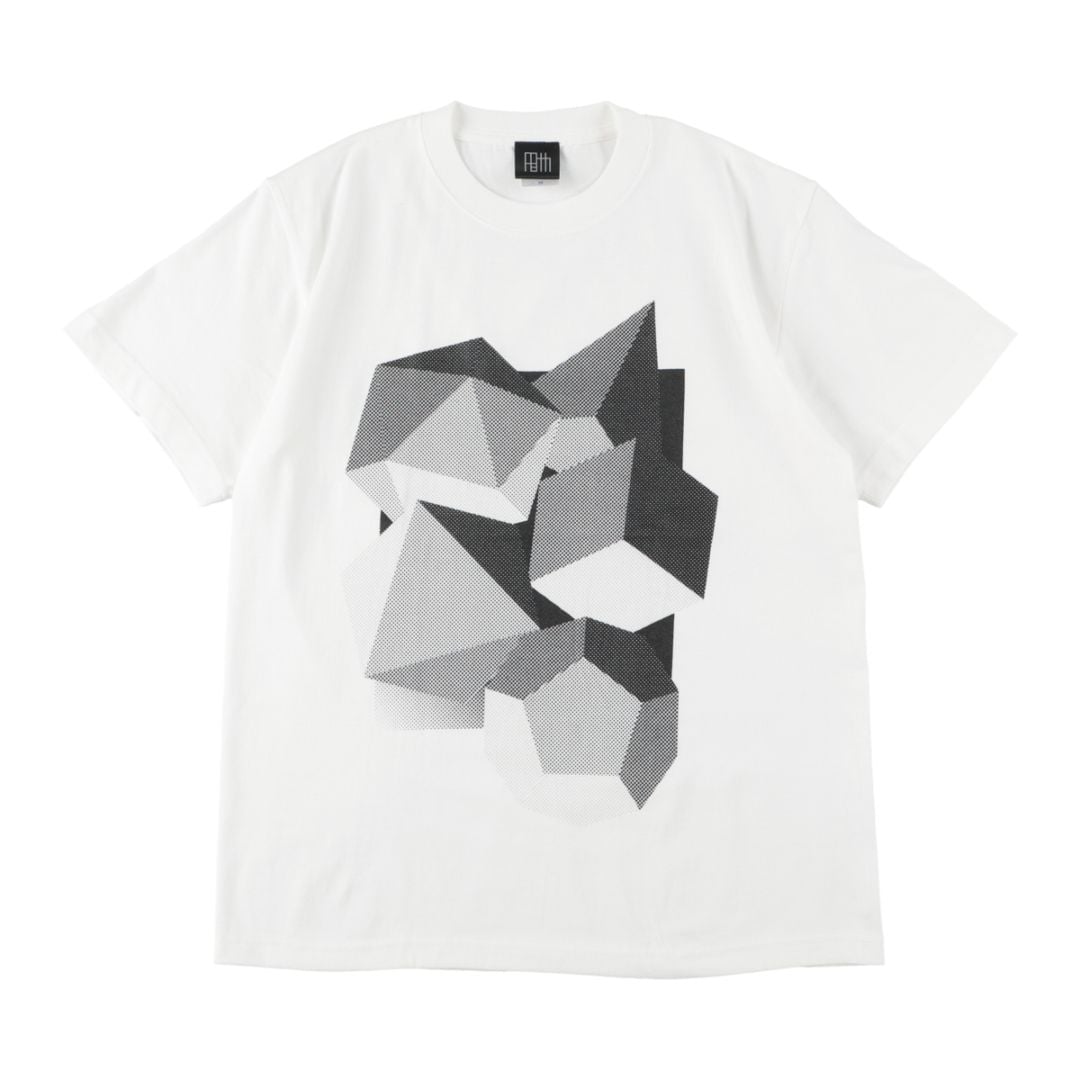 MATHNOBI-T-001W　正多面体T-shirt