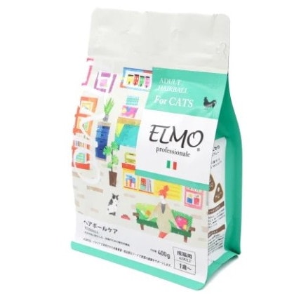 ELMO エルモ ヘアボールケア キャットフード 猫】ELMO エルモ プロフェッショナーレ ヘアーボールケア400g ドライ