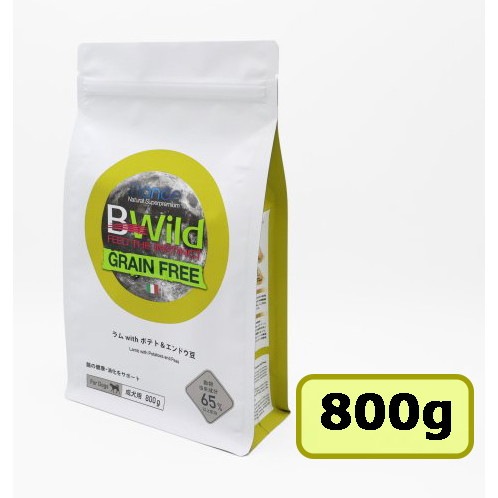 犬】Bwildラムwithポテト＆エンドウ豆(グレインフリー)800g