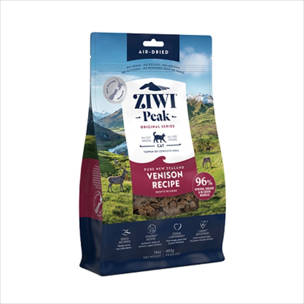 ZiwiPeak ジウィピーク 猫用 ベニソンレシピ　400g エアドライ 猫】ZiwiPeak AIR-DRIED VENISON FOR CATS エアドライ・キャットフード