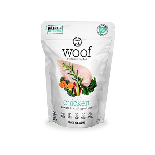 【大容量・お得】WOOF　チキン　１ｋg WOOF ワフ フリーズドライドッグフード チキン 50g ナチュラルフード