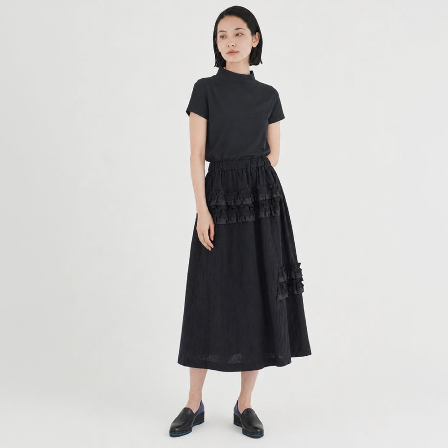 切替フリル付きスカート / Paneled Frill Skirt