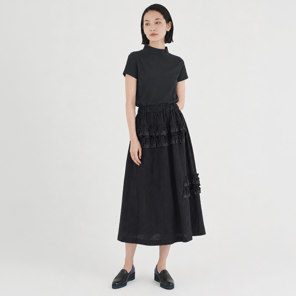 切替フリル付きスカート / Paneled Frill Skirt