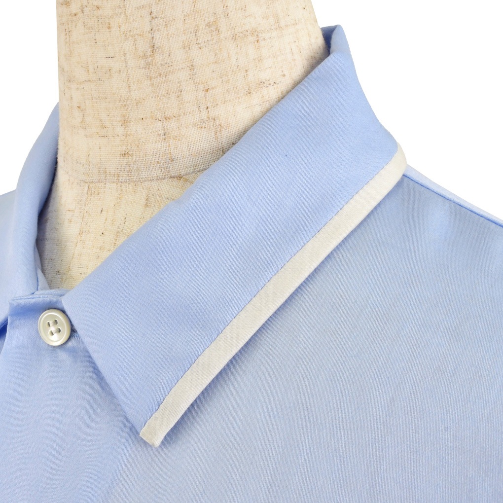 パイピングシャツ－サテン