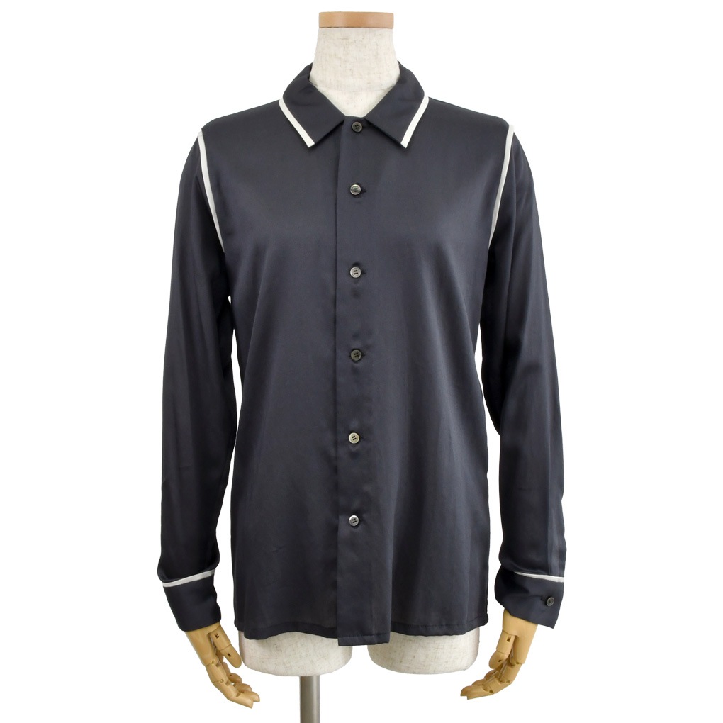 パイピングシャツ－サテン