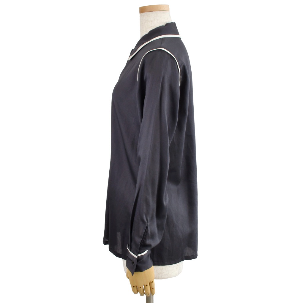 パイピングシャツ－サテン