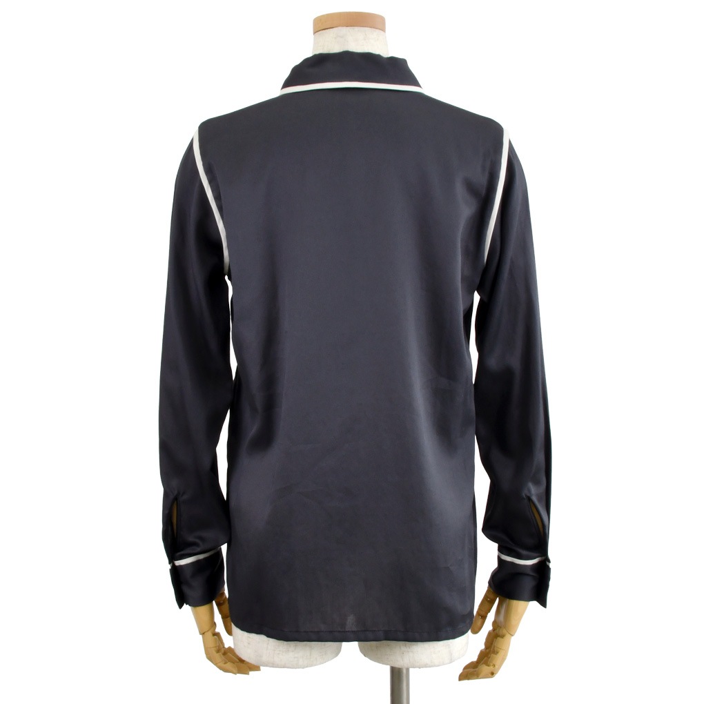 パイピングシャツ－サテン