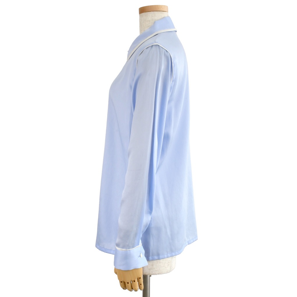 パイピングシャツ－サテン