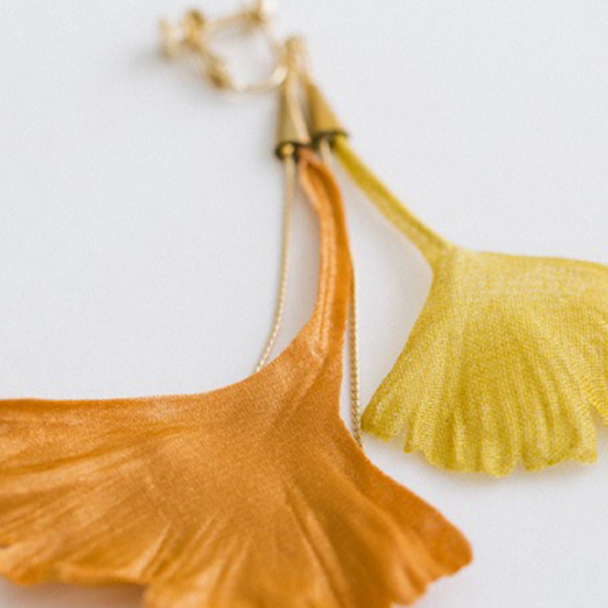 イチョウピアス・イヤリング / Ginkgo Biloba Earrings