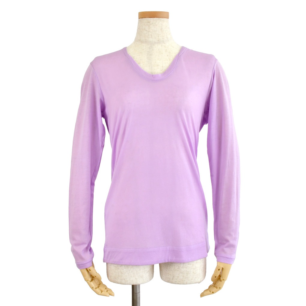 後スリット長袖Ｔ