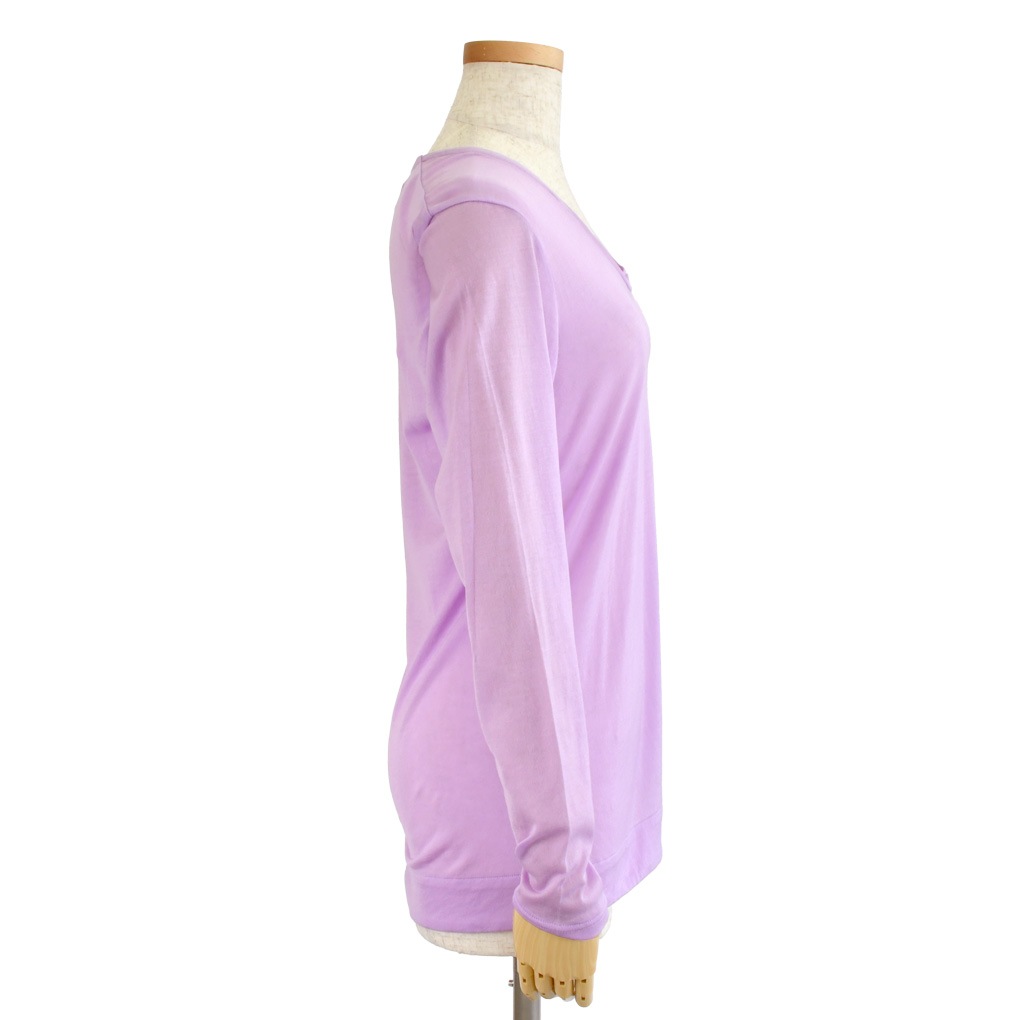 後スリット長袖Ｔ