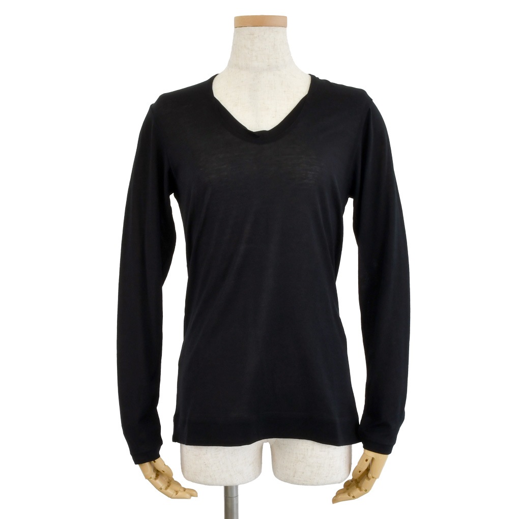 後スリット長袖Ｔ